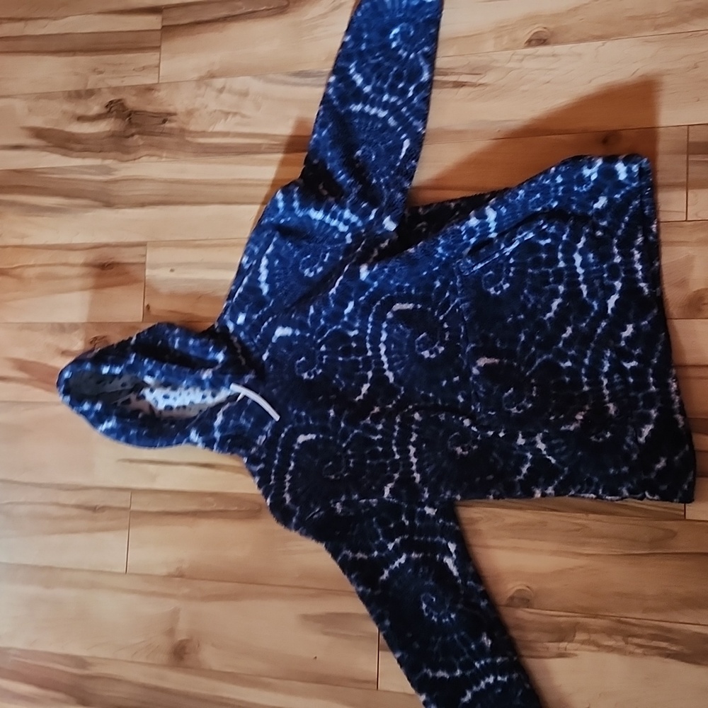 Blue tie dye sweatshirt Rf Brand mfg